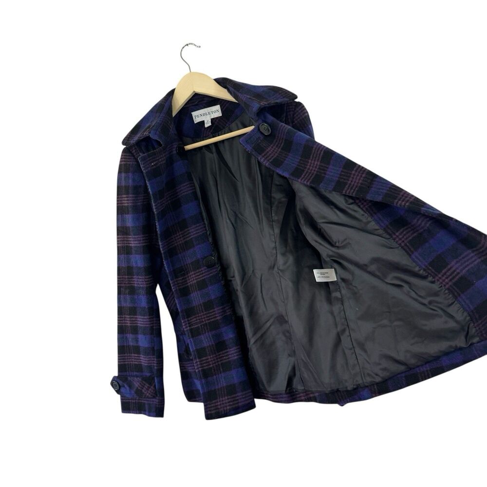 Pendleton Medium Plaid Button Jacket Wool Blend C… - image 7